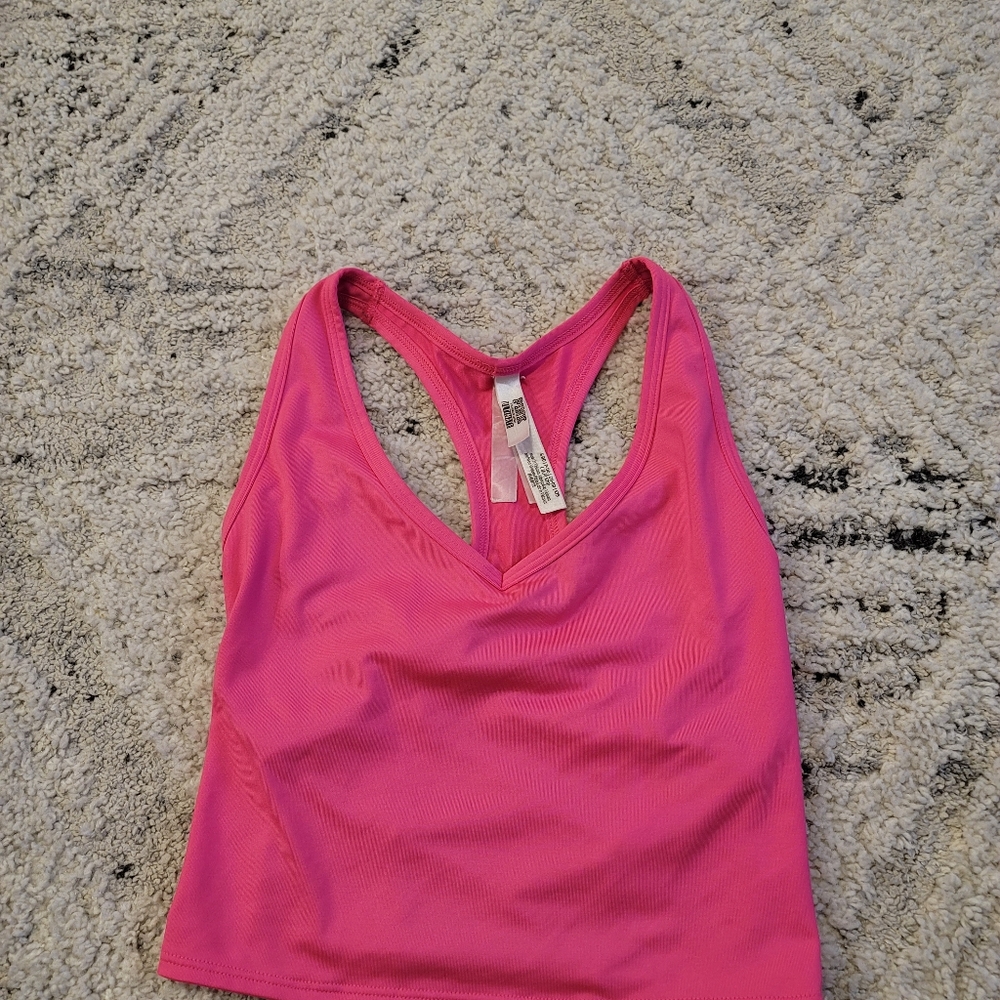 Victoria Secret Racerback Crop Top Sports Bra